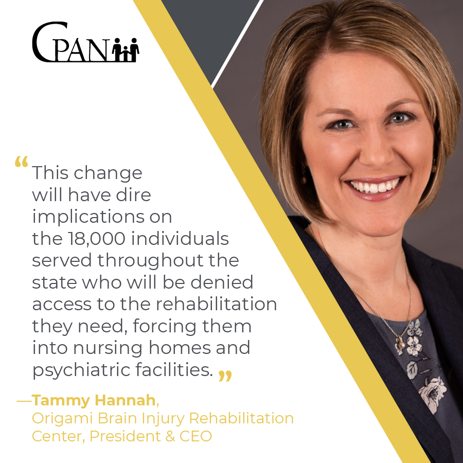 Tammy Hannah, president and CEO of Origami Brain Injury Rehabilitation Center, shares her perspective on Michigan’s new auto insurance law, and how it will have devastating impacts on health care providers and the patients they serve.