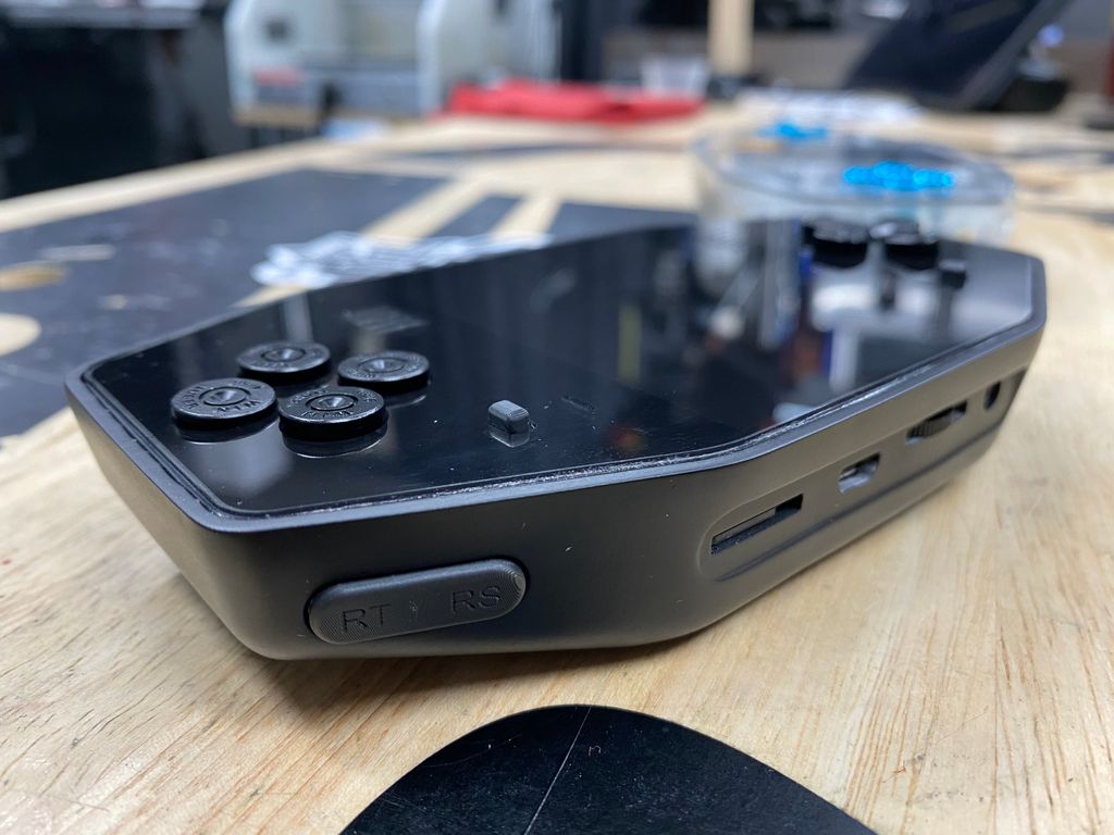 DIY_Engineering's tweet photo. The first and second amendment... Transparent or Ballistic #handheld #arcade editions. ;) black
#cerakote with tactile buttons, or clear with soft buttons. #retro #formlabs #cnc #computemodule3 +
Who wants one? https://t.co/G5GiyxG57k