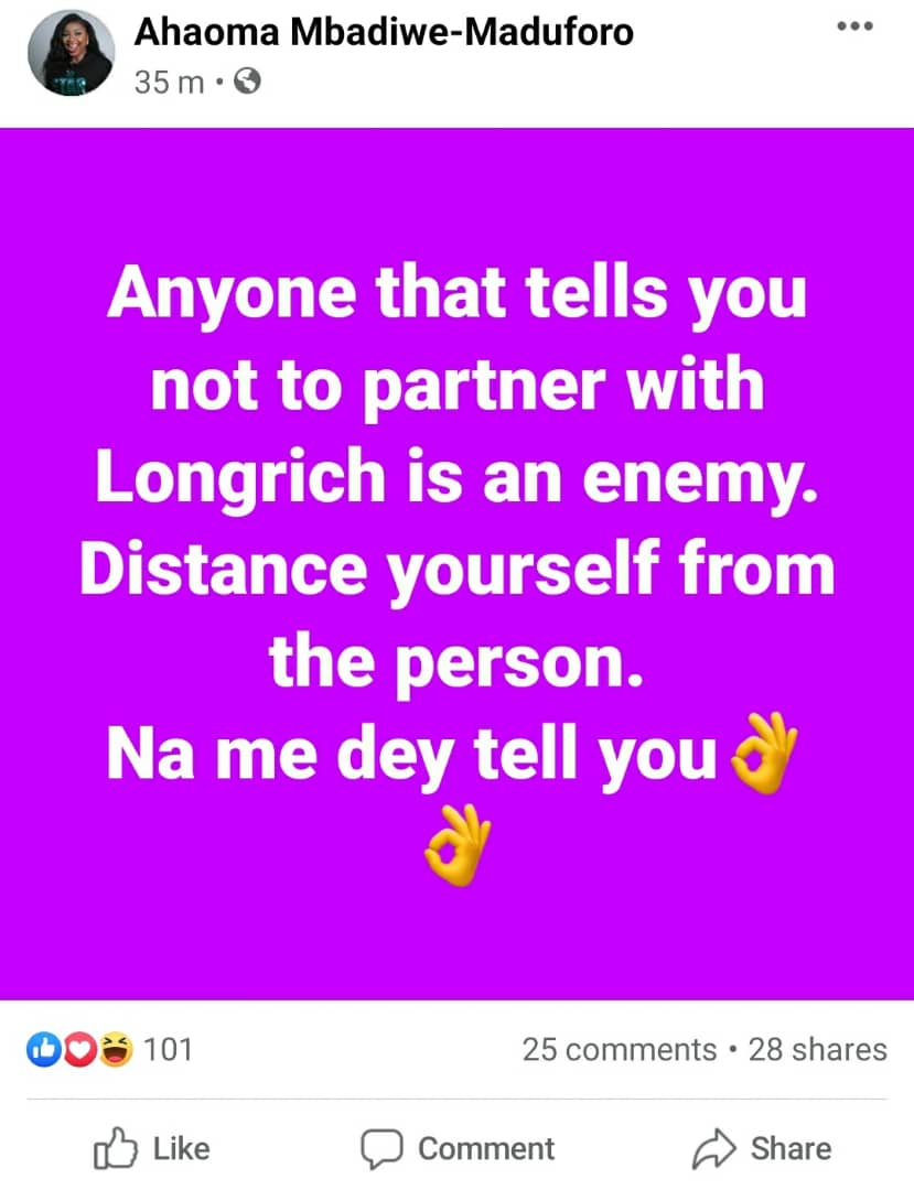 AmahEvangel's tweet photo. I won't speak much, let the testimonies speak for itself...
After LongRich na LongRich o
#JoinLongRichNow ππΊπ»ππππ https://t.co/KBqLYK0xHq