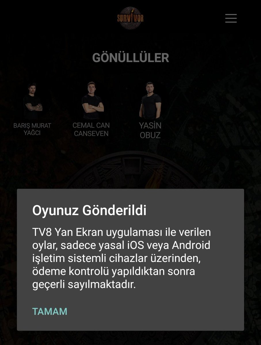 Tarafımız belli tüm #syfc'yi Yasin'e oy atmaya davet ediyorum #survivor2020