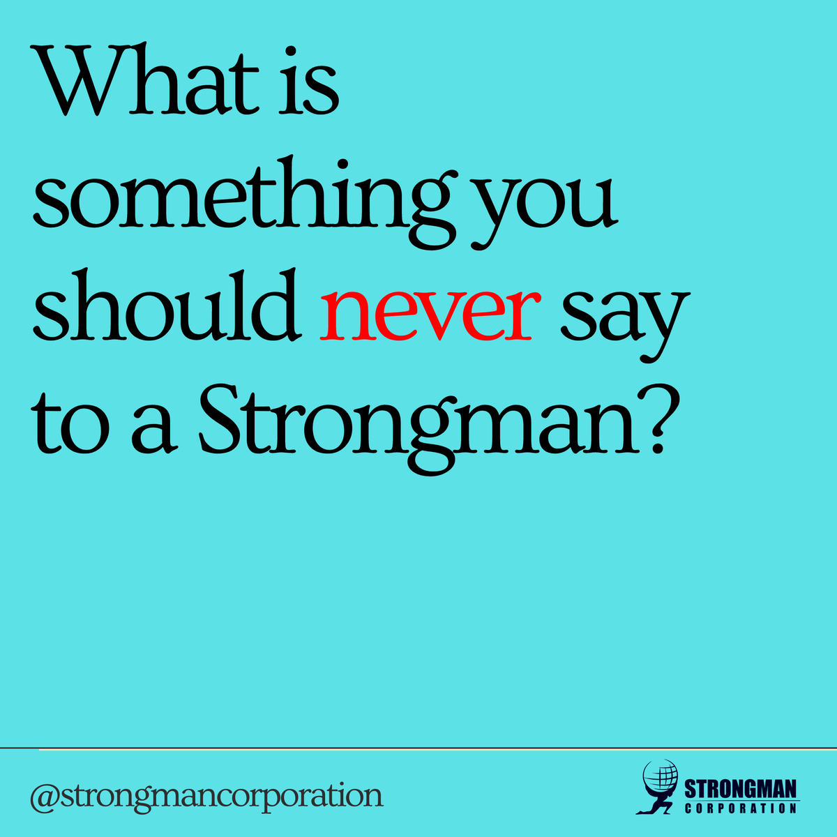 Strongman Corporation tweet media