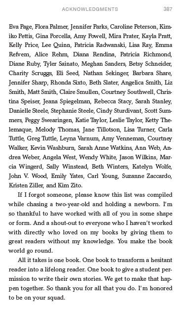 Scott_Thought's tweet photo. In my upcoming book, I did my best to honor the educators I work with. If we've worked to create lifelong readers together over the past few years, I shouted you out in one of my upcoming books. 

Thank you for all that you do. https://t.co/ZUMuEA0I01