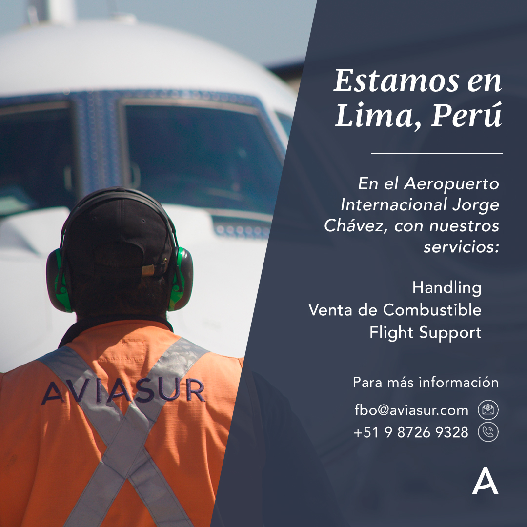 Aviasur's tweet photo. Ahora nuestros servicios de Handling, Venta de Combustible y Flight Support en Lima Perú. #Aviasur https://t.co/8ttxbOBAAh