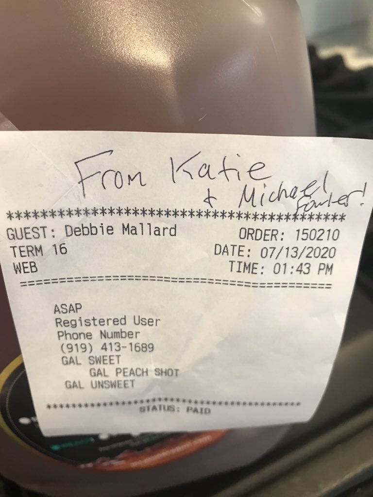 Shout out to 2 former students who are hustling <a href="/McAlistersDeli/">McAlister's Deli</a> in Apex NC. In the midst of an uncertain school year to come this was a sweet reminder that no matter what school looks like in Aug. building student relationships is always priority #1!