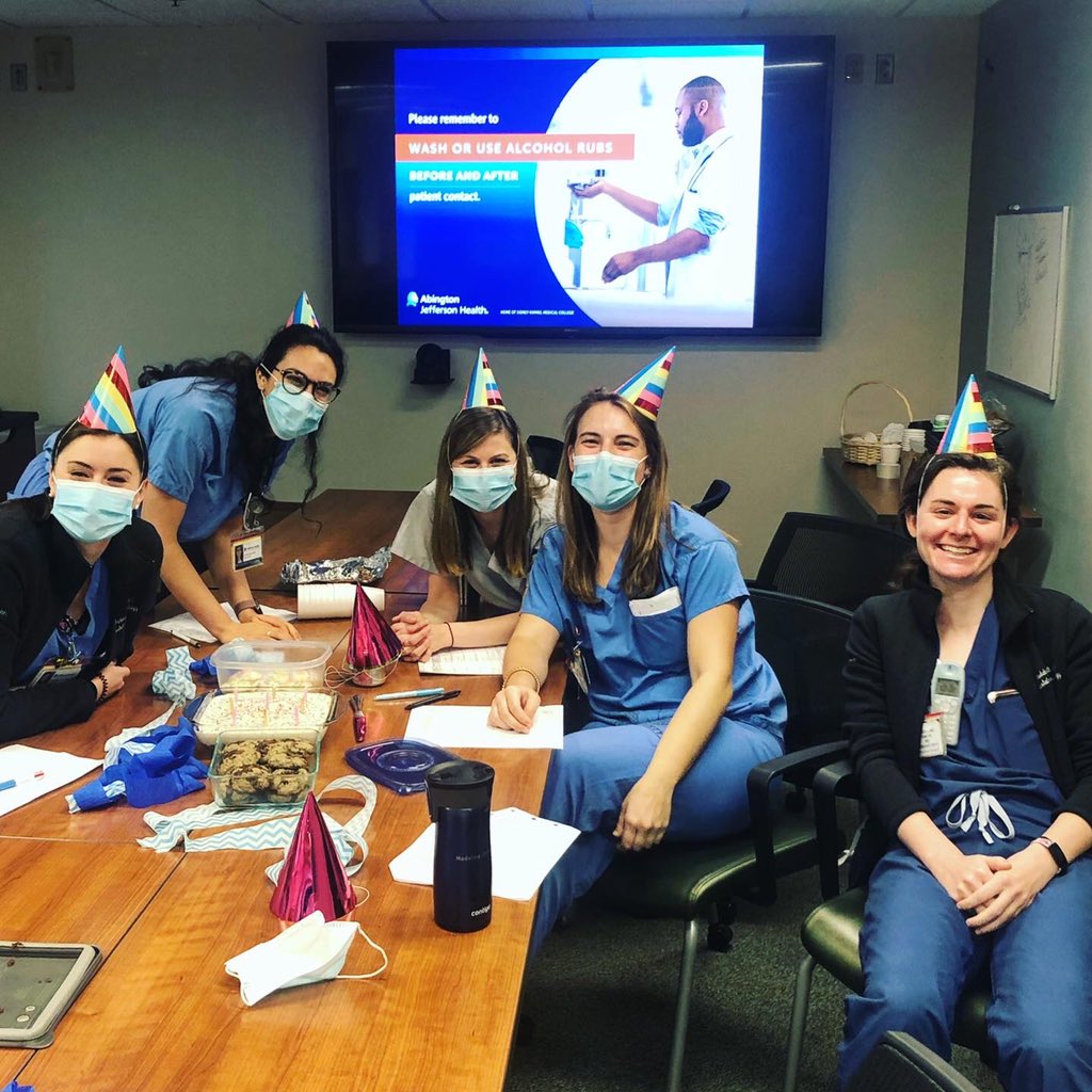 Abington_ObGyn's tweet photo. Happy Birthday to our Intern Mackenzie!!! 🥳 From celebrating this weekend with your class to a GYN signout party, we hope you have an amazing birthday!!! 🎈🎉 @m_cummingsmd #obgynintern #internbirthday #funfetti4breakfast https://t.co/SgLwOi7dze