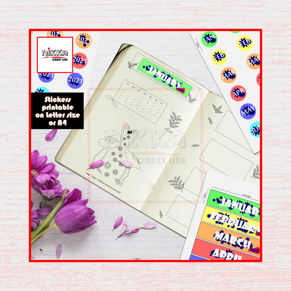 NikkaCraft's tweet photo. Colorful Month of the year #stickers 2021 - digital printable download
https://t.co/xfKUiVokNY
#plannerspread #plannerobsessed #plannerbabe #plannersetup #plannerworld #plannersticker #NikkaCrazyLine #happyplanners #happyplannerlove #planninglife #planningmom #planningaddict https://t.co/SBfUP41TKd
