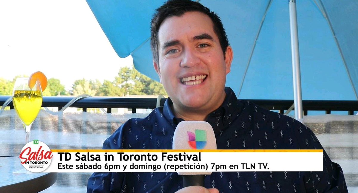 RaulAPinto's tweet photo. #KeepDancing!
#TDSalsaInToronto se viene con todo este fin de semana. He estado entrevistando diferentes bandas que serán parte de esta experiencia digital este 18 y 19 de julio, exclusivamente por @TLNTV y https://t.co/cIBfsWlmsV
Aquí desde mi balcón, listo pa' la fiesta. https://t.co/EiCqaIvMGo