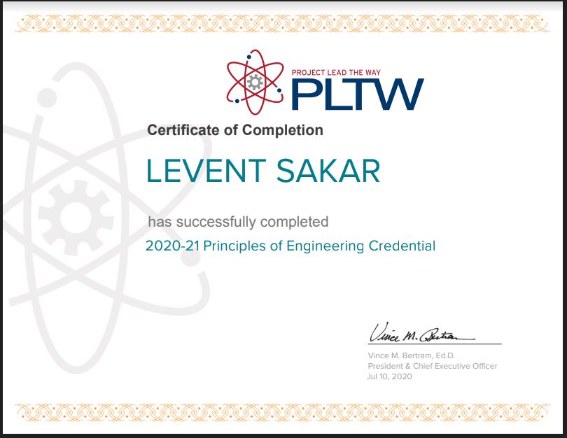 PLTW Principles of Engineering <a href="/PLTWorg/">Project Lead The Way</a>
#Covid19 #PBL #Engineering