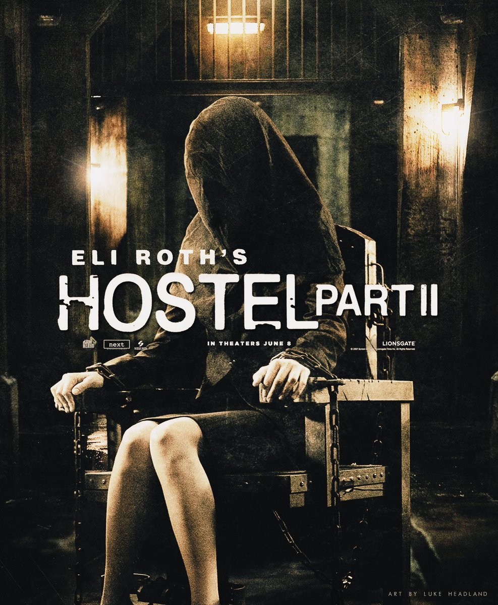PhotoshopHorroz's tweet photo. Because Saw news and content has been running a little dry recently, I’ve decided to make a poster for my second favourite horror film Hostel Part II. Hope you all like it:) I’ll be back with more Spiral posters soon!
#Hostel #HostelPart2 https://t.co/tJvILux5ee