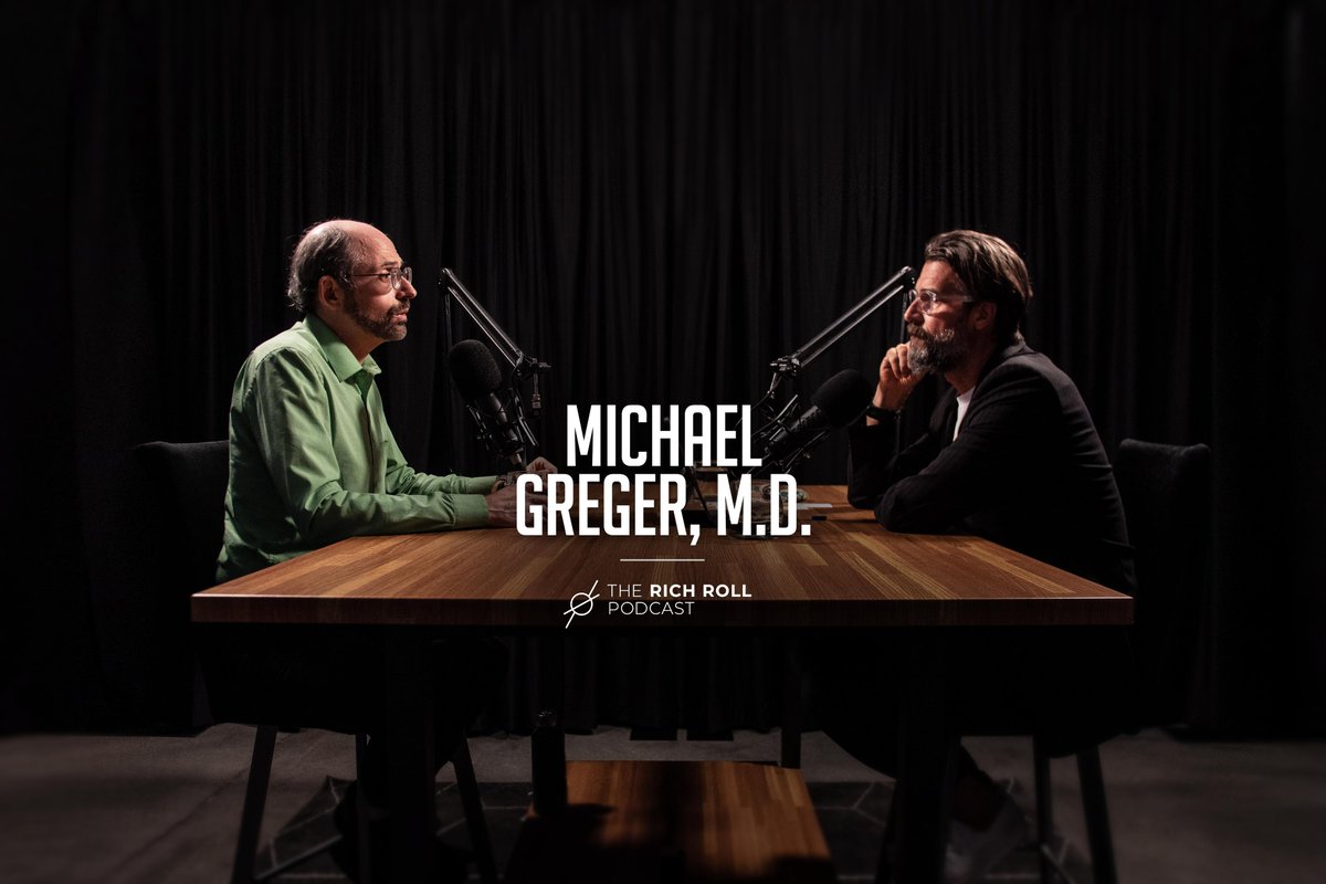 richroll's tweet photo. All your coronavirus queries answered: Michael Greger, MD @nutrition_facts returns with solid, practical advice on 'How to Survive a Pandemic'. #RRP 532 UP✌🏽🌱
Web: https://t.co/DpGsHngfrL
YT: https://t.co/HT0xoFo7Ra https://t.co/NRluRul08j
