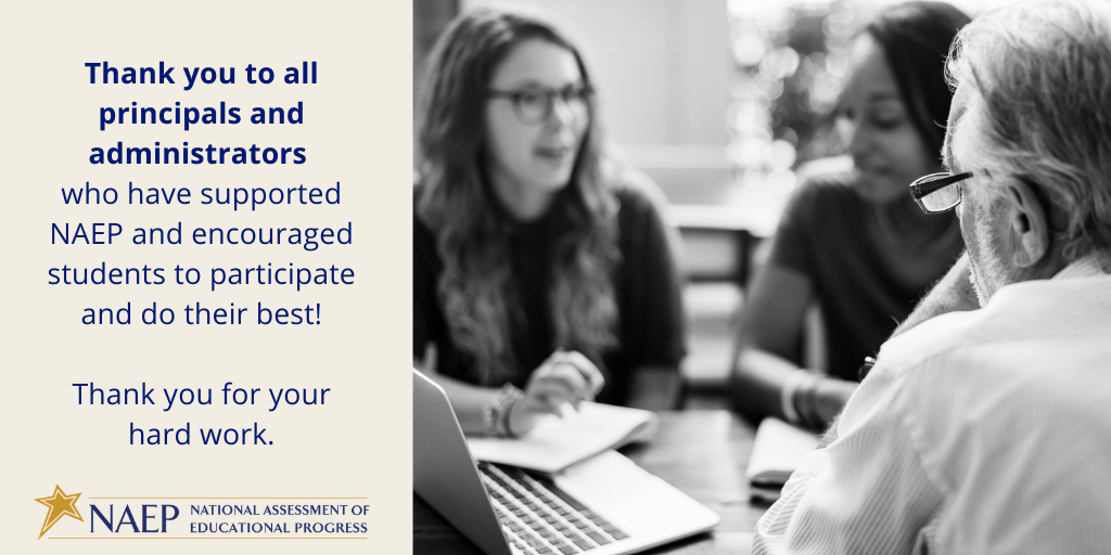 NAEP_NCES's tweet photo. We're sad that we can't be at #NAESP20 and #NPC20 this year to hear from principals & administrators. Thank you to all who are working extra hard to plan for the upcoming school year and support students during this time. NAEP data are always here to help: https://t.co/unlYHGLYTb https://t.co/XvkQwZ02jR