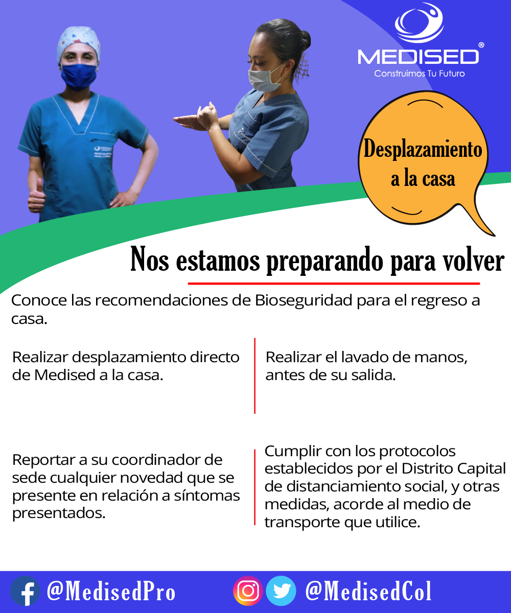 MedisedCol's tweet photo. Nos estamos preparando para volver, y volveremos mejores!!!  Conoce y comparte las Medidas de Bioseguridad. https://t.co/9KAXacy8HH