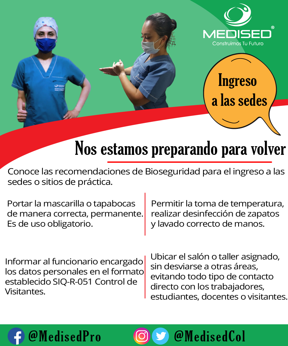 MedisedCol's tweet photo. Nos estamos preparando para volver, y volveremos mejores!!!  Conoce y comparte las Medidas de Bioseguridad. https://t.co/9KAXacy8HH