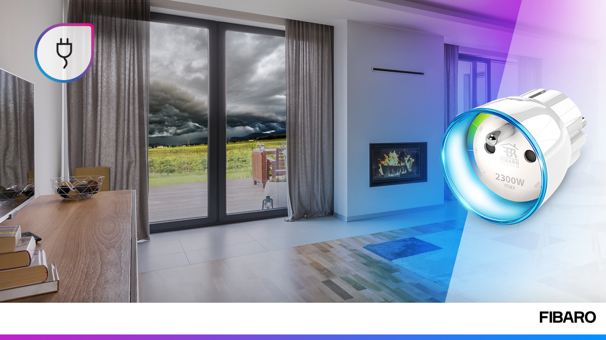 FibaroPeru's tweet photo. Las tormentas de granizo nos hacen sentir muy ansiosos. Especialmente, si estamos lejos de casa y tenemos dispositivos multimedia conectados. #HomoSmartus no se preocupa por eso sabiendo que gracias a FIBARO Wall Plug pueden desconectar todos los dispositivos con un solo clic. https://t.co/1AWN1VFSie