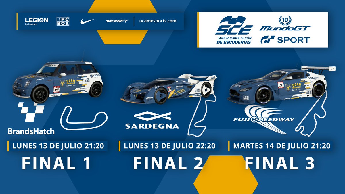 SergiD_67's tweet photo. Me gustaría desear mucha suerte a todos mis compañeros que disputan de la mano de UCAM las finales de MundoGT

¡No estáis solos, amigos! ¡Ánimo y seguro que juntos llegaremos muy lejos!😊✊

📸 @UCAM_esports https://t.co/9NmBL4CJUW