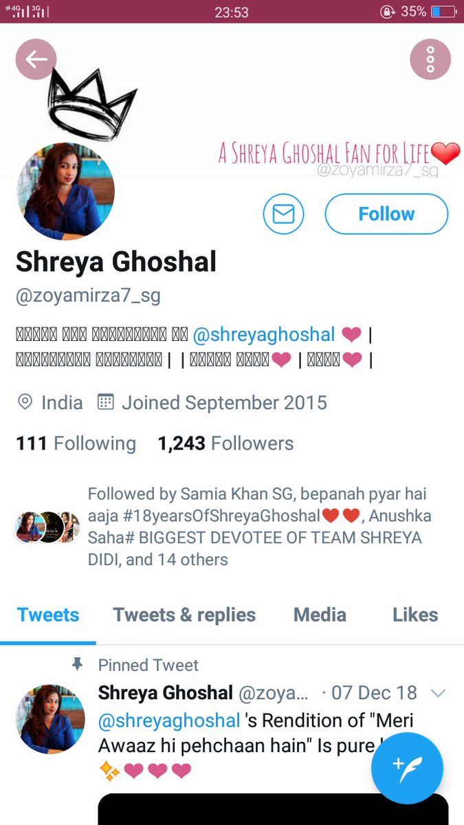 abza_noor's tweet photo. It's not Shreya di. Am I right??Plz tell me #SGteam #SGgain #SGfamily https://t.co/61s3LFUKLF