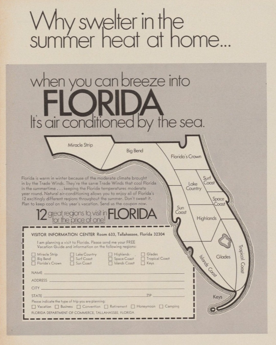 Summertime in Florida, Vintage