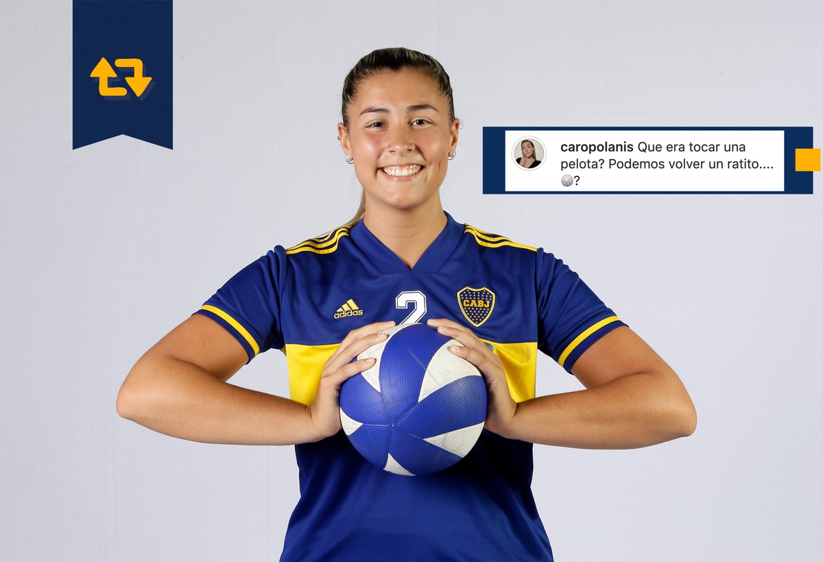 🔙🏐 <a href="/CarolinaPolanis/">Carolina Polanis</a> 

#VamosGuerreras 🙌🏼🏐
#VamosBoca 👊🏼