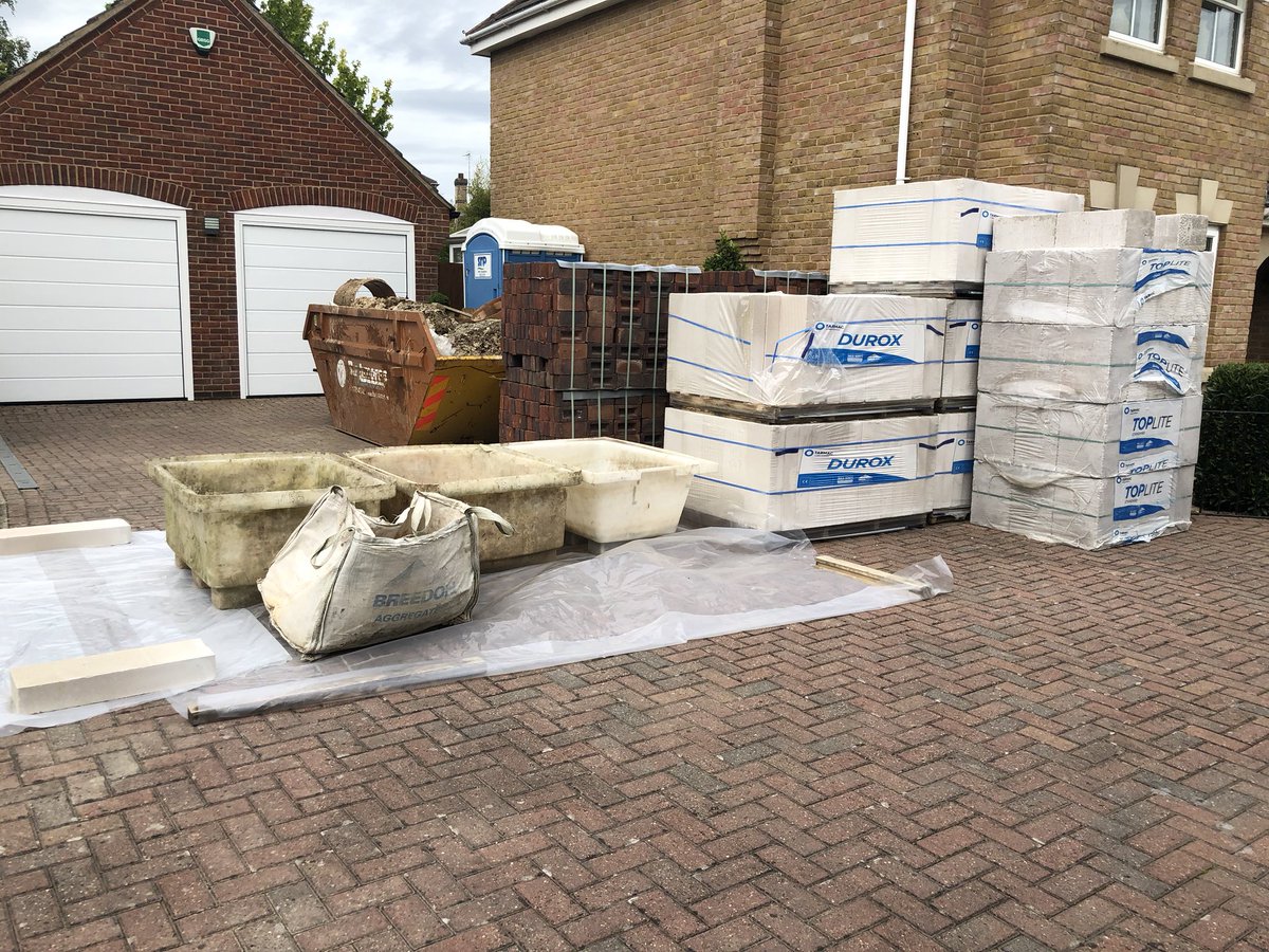 Another extension started. This time in Spalding. Foundations dug and poured and ready to start bricklaying in the morning.