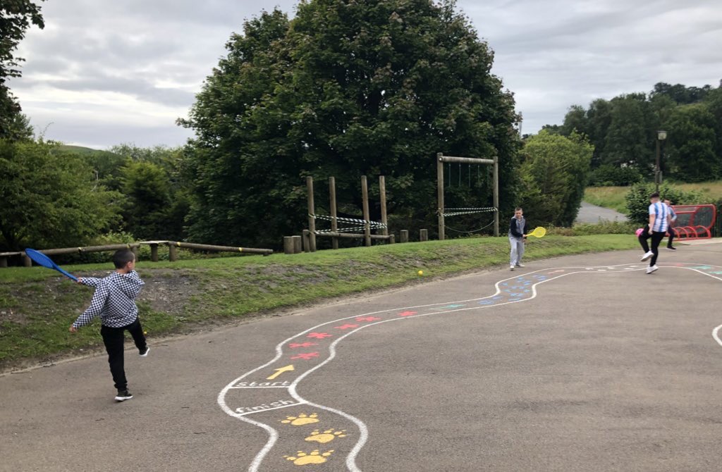 MissNelsonNYP's tweet photo. Y6 had so much fun playing yard games today. They thoroughly enjoyed being in each other’s company once again. #backtoschool #finalfewdays @NantYParcSchool https://t.co/HJJKjKLmwK