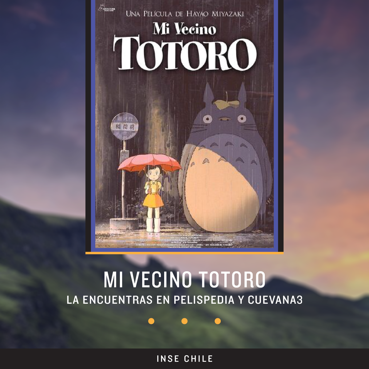 INSE_CHILE's tweet photo. 📽️ Inse Recomienda "Películas para ver en cuarentena"✨

Compartimos con ustedes esta selección de películas del Studio Ghibli para verlas en familia. 

¿Quieres recomendar alguna película? 
¡Coméntanos en los comentarios!

#cuarentena #quedateencasa #sename https://t.co/z2f0LM6OyV