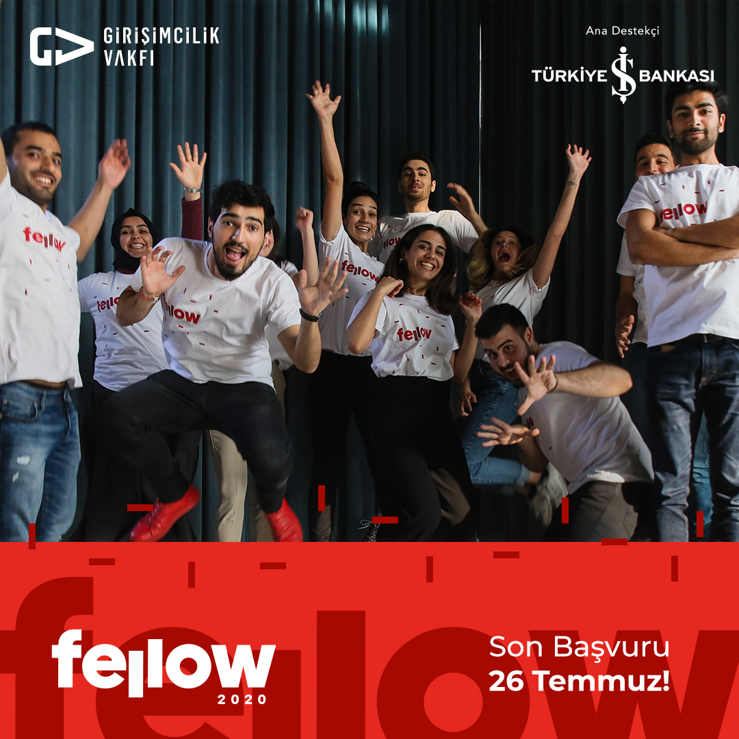 girvak's tweet photo. Son başvuru 26 Temmuz! Son günlerdeki yoğunluk sebebiyle son başvuru tarihimizi uzattık. #Fellow2020 #fellowprogramı #GeleceğinAnahtarıSenOl #Girvak
https://t.co/6cca52vEIi https://t.co/A7zgB5Yjn7