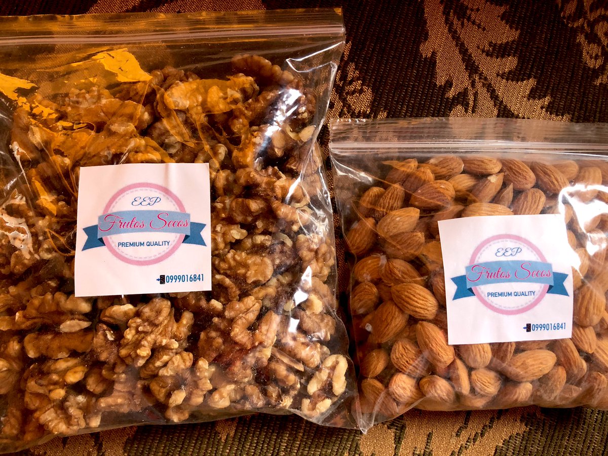 Tenemos entregas de Nueces y Almendras para hoy. No lo olvides, llevamos a tu hogar los productos de mejor calidad. 👏🏻🎉 Información aqui o al whatsapp +593963520060

🥜 🥜 🥜