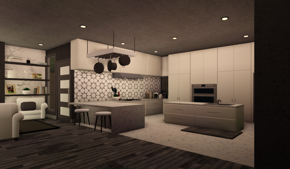 modern kitchen design bloxburg