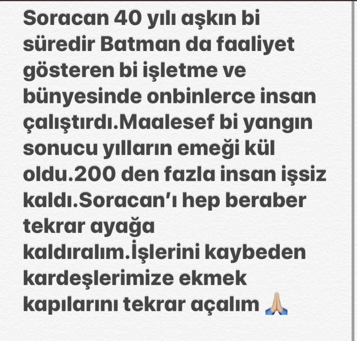 Yine tekrardan daha güzel soraçanlara <a href="/soracanadestek/">soracana destek vakti</a> <a href="/RTErdogan/">Recep Tayyip Erdoğan</a> <a href="/suleymansoylu/">Süleyman Soylu</a> <a href="/haluklevent/">Haluk Levent ( Ahbap Ekibi )</a> <a href="/Ziverozdemir/">Ziver ÖZDEMİR</a> <a href="/batmanvaliligi/">Batman Valiliği</a> <a href="/EmineErdogan/">Emine Erdoğan</a> <a href="/drfahrettinkoca/">Dr. Fahrettin Koca</a>