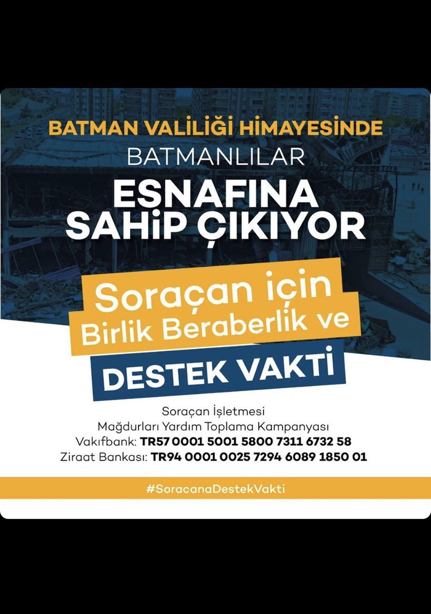 mekangoruk's tweet photo. Şimdi birlik beraberlik vakti. 200 kişiye iş imkanı sunan, Batman ekonomisine büyük katkısı olan Soracan mağazasına destek olalım. 
#soracanadestekvakti https://t.co/bIBD70JECG
