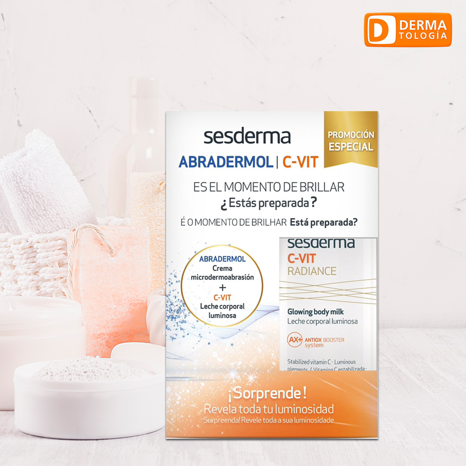 DermaMedina's tweet photo. Crema microdermoabración + leche corporal luminosa. Encuentra todo lo que necesitas para hacer tu piel brillar en este paquete de #Sesderma.
Pídelo en #DermaMedina: 222 630 7036 https://t.co/P3BdNDLOqO