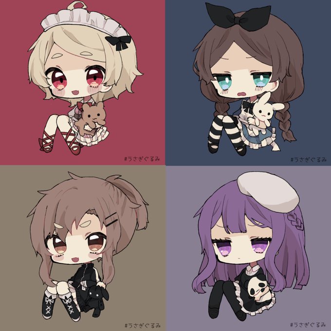Picrewの「うさぎぐるみ」でつくったよ!  #Picrew #うさぎぐるみきゃわ 