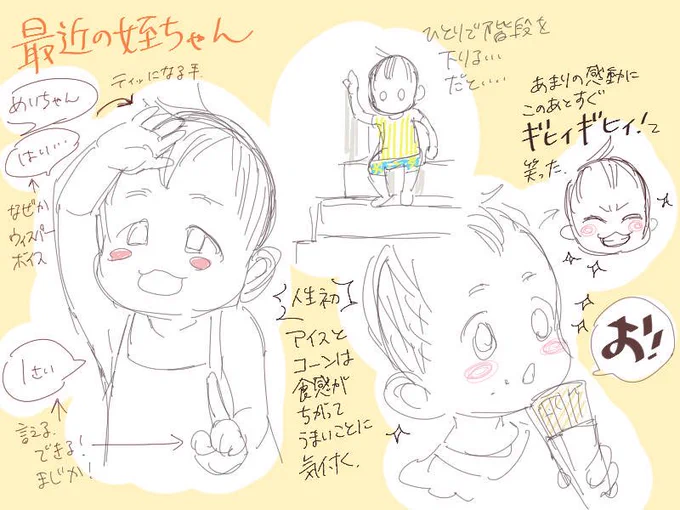 最近の姪ちゃんダイジェスト 