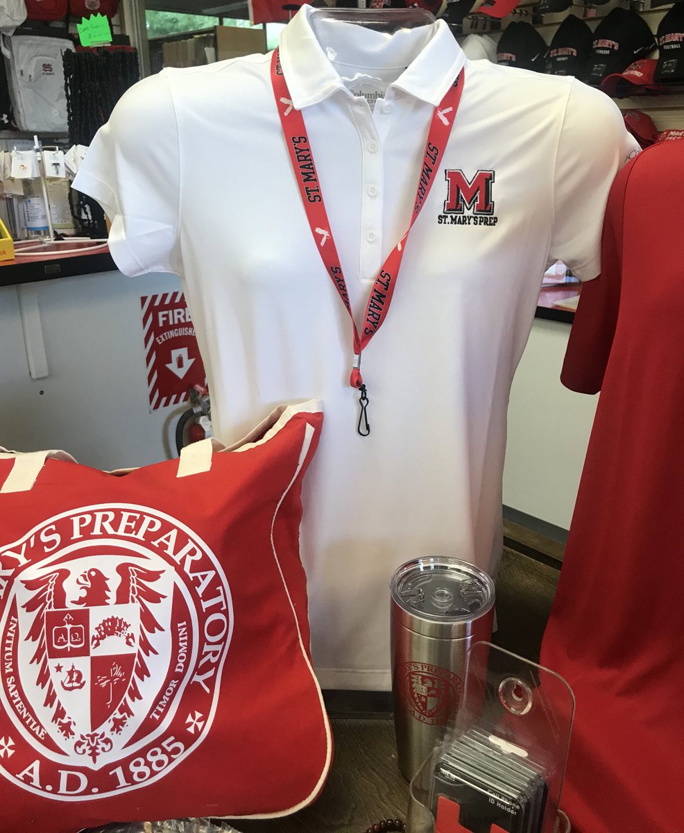 Welcome Freshmen Ladies!  White Polos are now in stock! Bookstore open 9-3