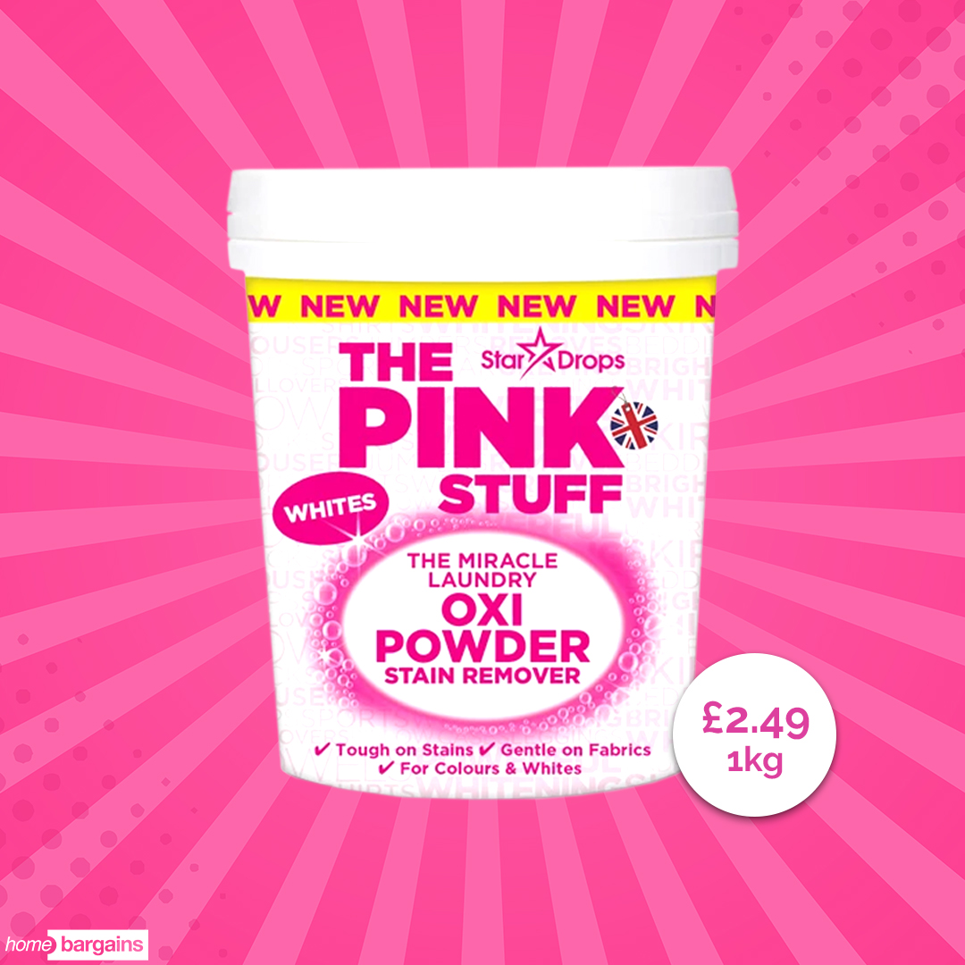 Stardrops The Pink Stuff Miracle Laundry Oxi Powder Stain Remover