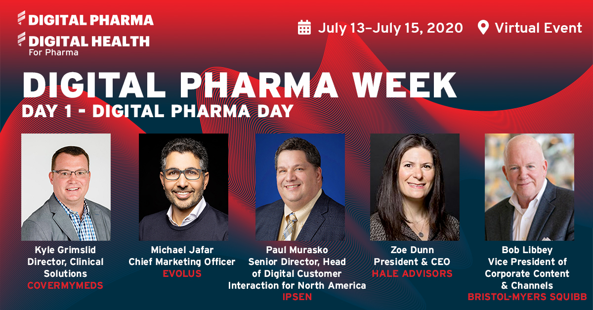 FiercePharmaMkt's tweet photo. Digital Pharma Week kicks off TODAY at 1:00PM with Digital Pharma Day! Register for free here: https://t.co/DzoIAklelV
We look forward to seeing you online soon!
#DPWeek #DigitalPharmaWeek #DigPharma #PharmaMarketing https://t.co/UlU5A9pFlJ