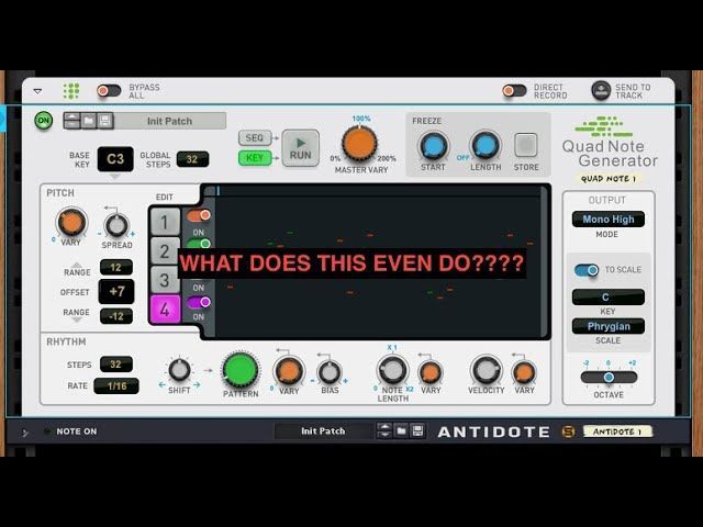 reasonstudios's tweet photo. The Quad Note Generator Player - what does this even do? Let Reason master Paul Ortiz show you how Quad Note Generator can be your new best friend for coming up with new musical ideas you'd never thought of before! #ReasonQuickTip
Watch now: https://t.co/khMDDKkpnr https://t.co/lje1x3cqDb