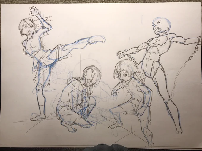 就職まだまだ先やけどポートフォリオ的なの作ろ思って描いてみたけど普段模写ばっかやってるせいで参考資料ないと画力がガン下がりする体になってしまった 