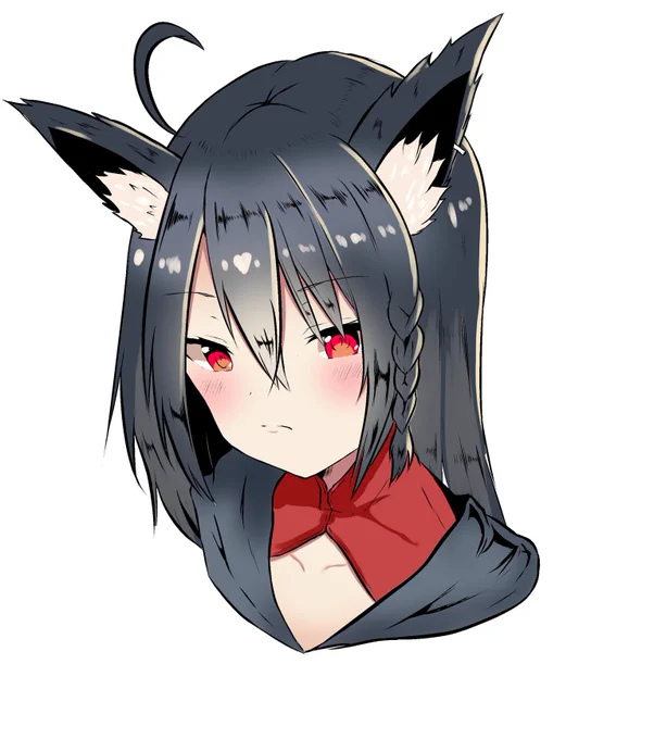 黒上フブキ描きました! 