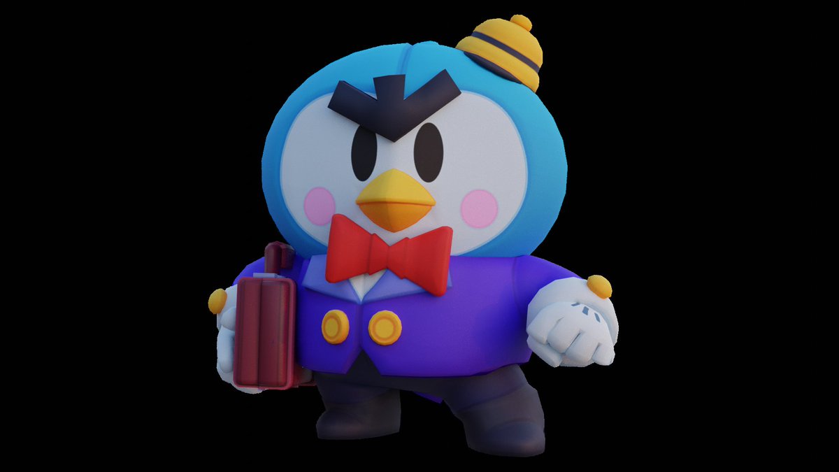 PhoenixBSArt's tweet photo. Mr. P renders! 
#BrawlStars3D #BrawlStarsBlender #BrawlStarsArt
#brawlstarsfanart https://t.co/BOjbxWIPFt