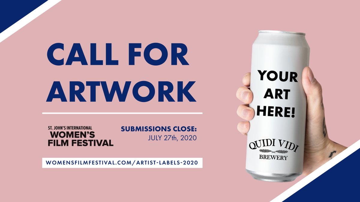 SJIWFF's tweet photo. ❗️CALLING ALL ARTISTS❗️

Want to see your artwork on our limited run signature Festival beer label? We’re partnering with Quidi Vidi Brewery and Eastern Edge again this year to highlight a selection of local women artists!

➡️SUBMIT YOUR WORK AT https://t.co/mXR7gaLvOj https://t.co/eGjaPvZ40t