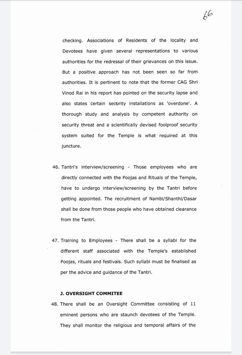 14. Here's d link to d Written submissions filed on behalf of Chief Tantri, @People4Dharma & Sri  @csranga where from Pages 65-72 in Paragraphs 44-50,a State-free composition for d Advisory, Oversight & audit Committees was proposed  http://peoplefordharma.org/written-submissions-filed-for-the-padmanabhaswamy-temple-case/