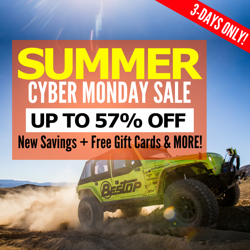 ☀️ Summer Cyber Monday Sale STARTS NOW!☀️ ➡️➡️ Shop Now: buff.ly/3gQQgEb #Jeep #JeepSale #Morris4x4 #CyberMonday