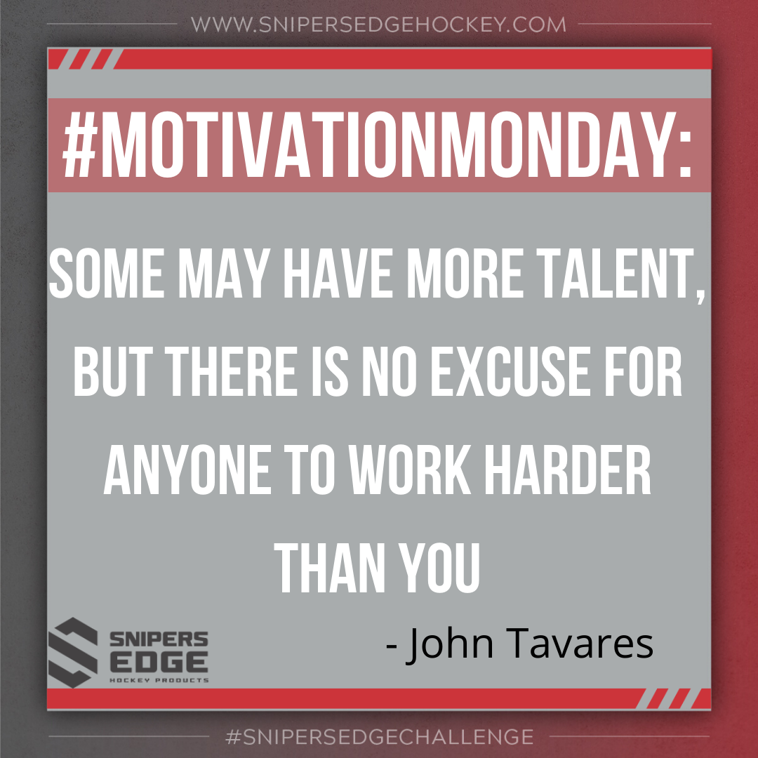 snipersedge's tweet photo. Great thought from Toronto Maple Leaf, John Tavares. Get out there and WORK today!! #SnipeWithAPurpose #SnipersEdgeHockey https://t.co/PNXFImpmNX
