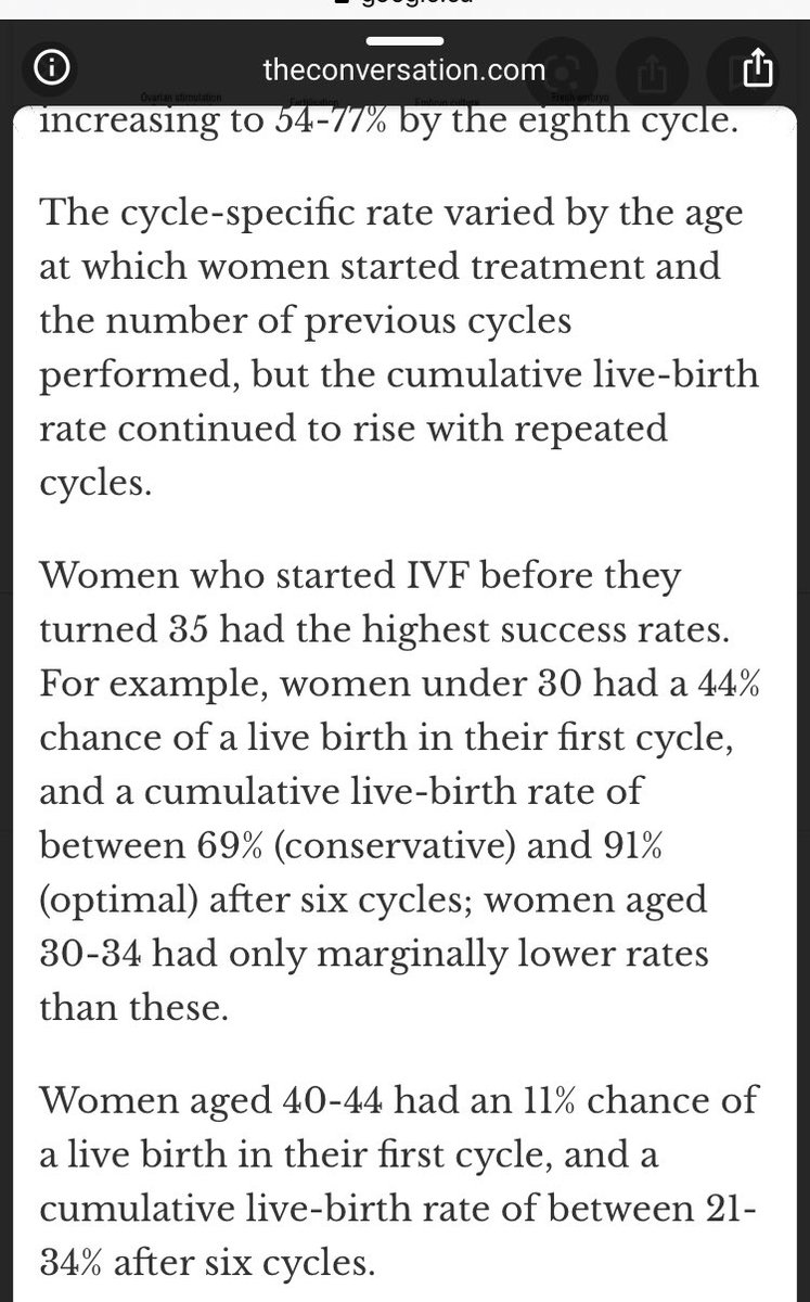 CanadaIvf's tweet image. This Monday we wanted to bring you info from an article by Georgina Chambers of Australia. According to the article, IVF success can differ according to age and can take several cycles. #IVFsuccess #age #multiplecycles