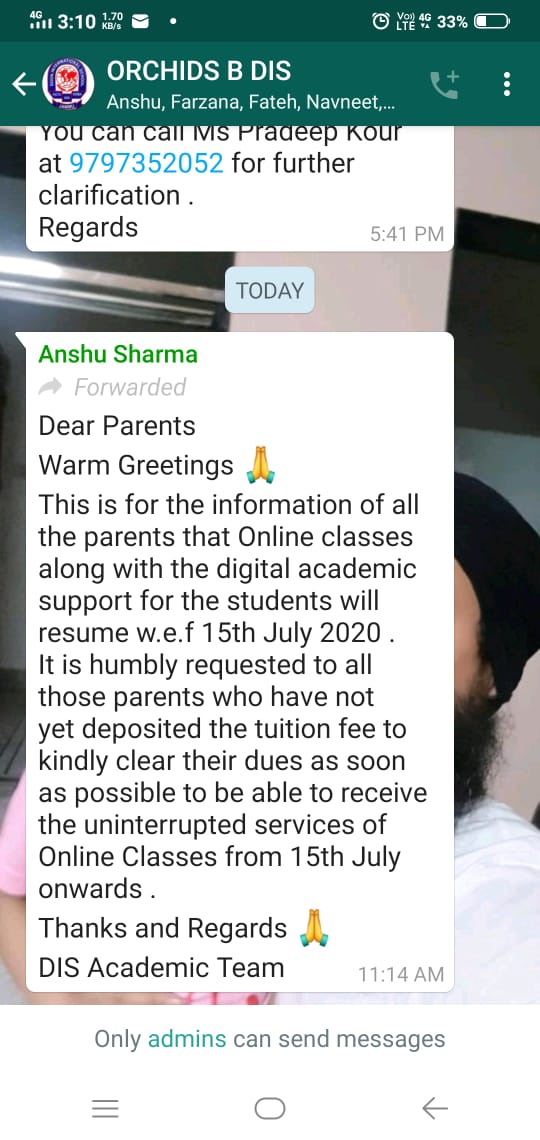 JmuParentsAssoc's tweet image. #NoSchoolNoFee 
#WaiveLockdownFee
#MODIJI_HelpUs
#ModijiwaveQ1Fee
#WaiveSchoolFees
@AsgarSamoon 
@anuradhagupta_ @HRDMinistry 
@PMOIndia @DrRPNishank @AmitShah @dcjammuofficial