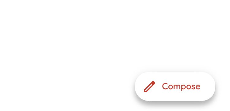 mjmetts's tweet photo. The button for writing a new email in gmail for iOS has a _word_ on it now? Amazing. #teamwords #wordy #wordsmeanthings https://t.co/XRouWE4Kax