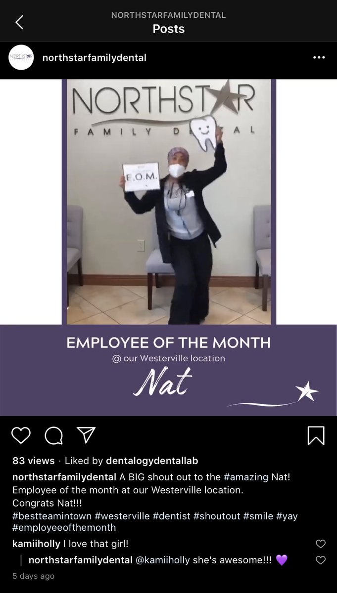 FASTSIGNS86's tweet photo. We love it when our customers share their completed sign with us! Thanks Northstar Family Dental for the shoutout and for trusting us with your signage needs! #fastsignsdublin #fastsigns86 #dublin #ohio #signage #smile https://t.co/S6cJLHvdlD