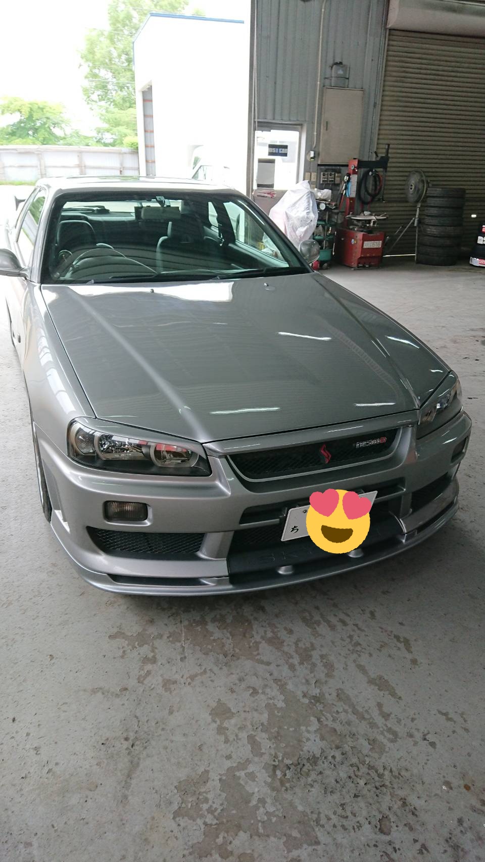 イーストベアー製 R34アルティアバンパー用リップスポイラー FRP