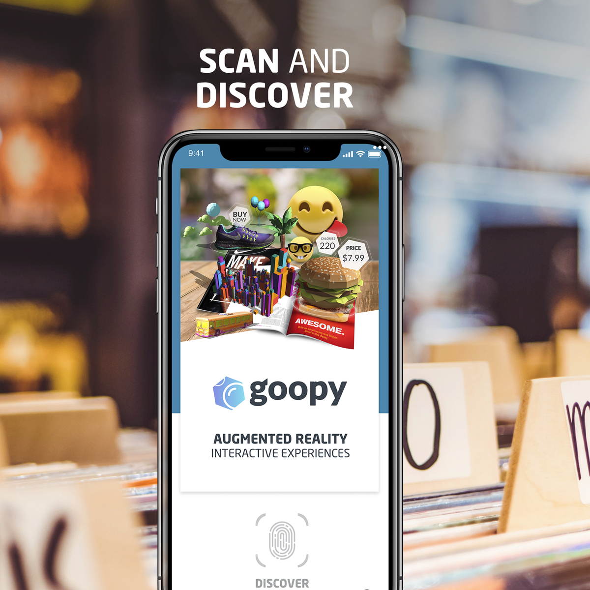 GoopyTechnology's tweet photo. Transform your phone or tablet in an augmented reality scanner. Check the Goopy new release
Download our app and discover https://t.co/sRcrsyME8k
#AugmentedReality #AR #RealidadAumentada #GoopyAR #ARKit #ARCore #GoopyStudio https://t.co/6T1ZzCS62y